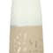 Hello Honey® 14" Cream Stoneware Vase with Gold Pattern